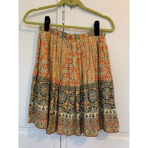 Anthropologie Tanvi Kedia Beaded Skirt